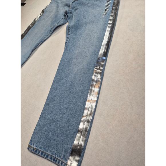 LEVI'S 501 Silver Shine Button Fly 31 x 30 - Picture 3 of 9